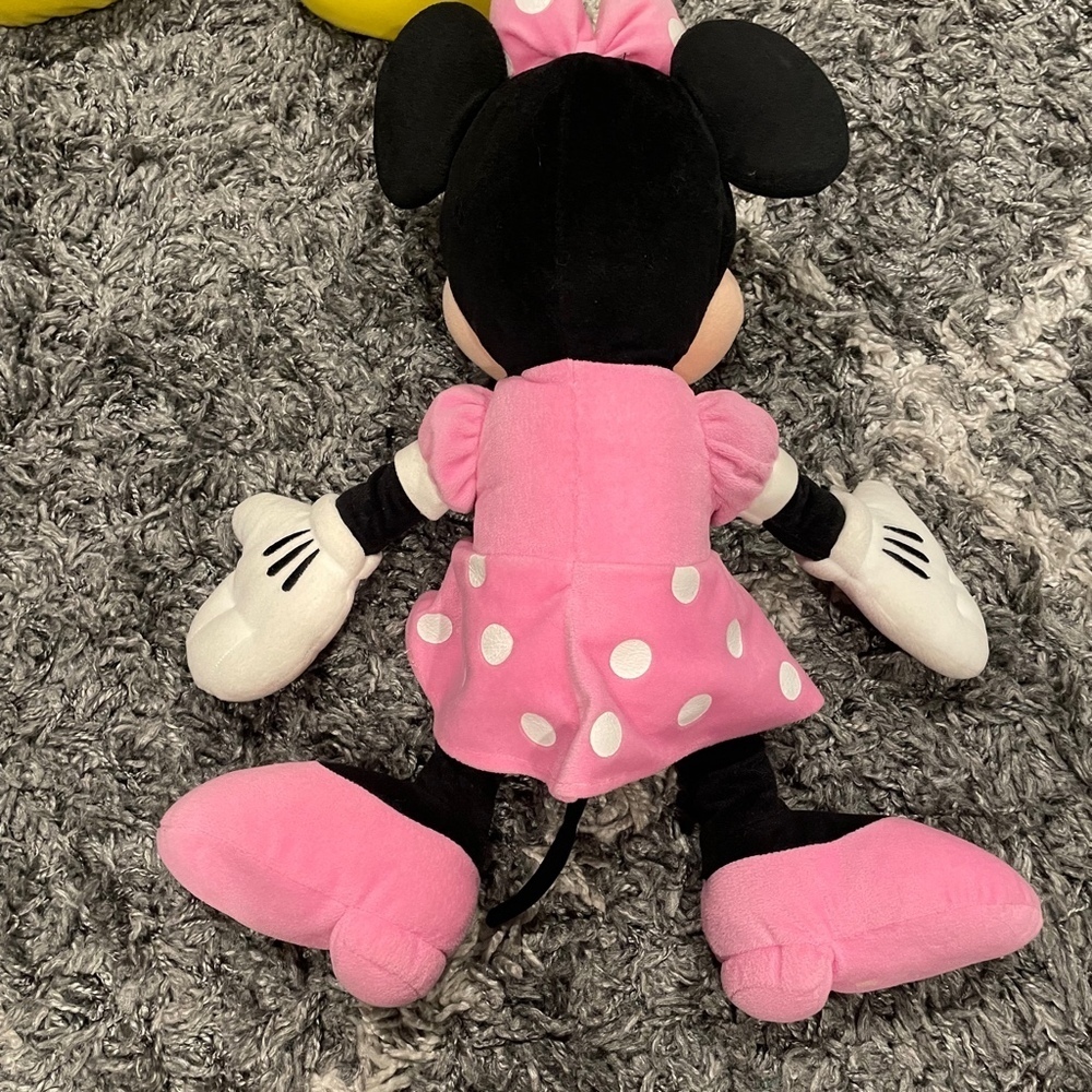 Disney 27” Mickey Mouse and 22” Minnie Mouse Plush Stuffed Animal Set - Picture 4 of 11